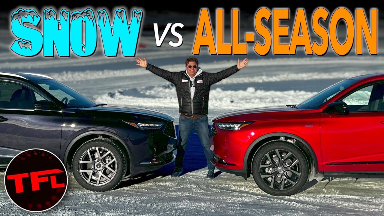 Bridgestone Blizzak DM-V2 winter tire vs Alenza AS Ultra all-season — Acura MDX