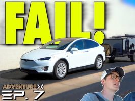 A Tesla Model X CAN’T Tow Cross Country — Watch Us Try And Fail!