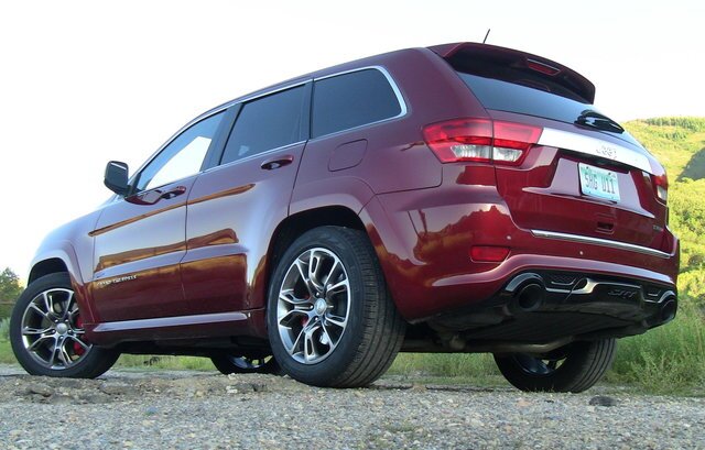 rear view of 2012 Jeep Grand Cherokee SRT8