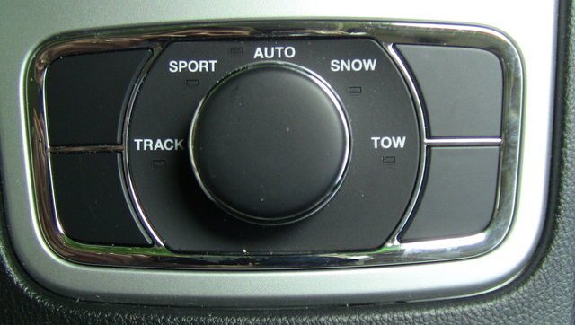 Selec terrain settings on 2012 Jeep Grand Cherokee SRT8