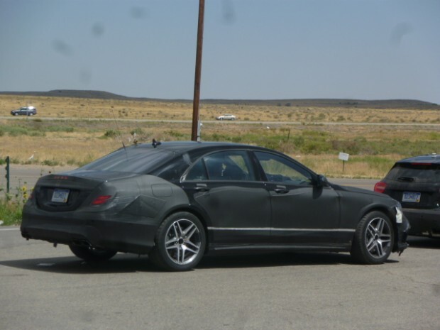 2014_Mercedes_S_class_spy 2014 Mercedes S-class prototype spy mule