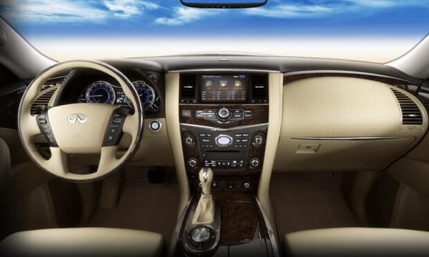 2012 infiniti qx56 dash