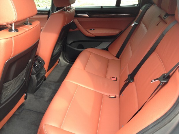 2013 BMW X3 28i Interior Rear Seat