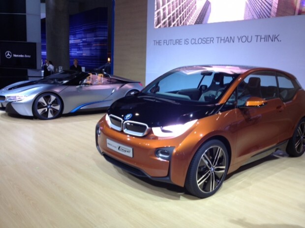 bmw i3 and i8 la auto show