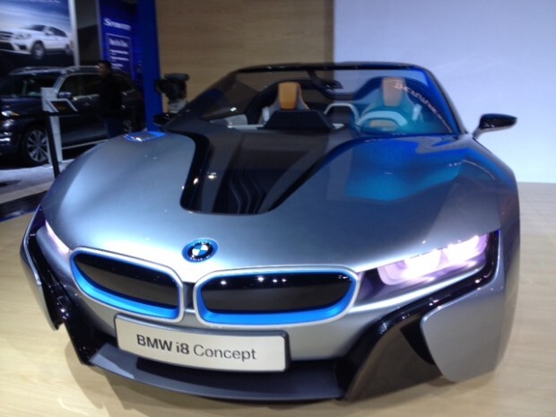 bmw i3 and i8 roadster la auto show