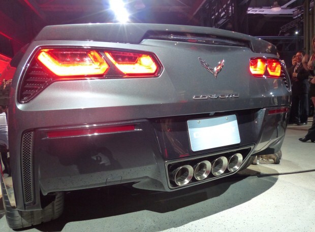 2014 chevrolet corvette c7 stingray rear end