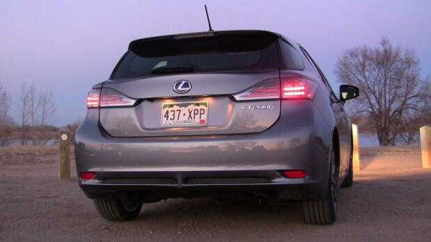 2012 lexus ct 200h hybrid rear 2013