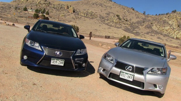 2013 Lexus ES vs GS 0-60 MPH Mashup Review