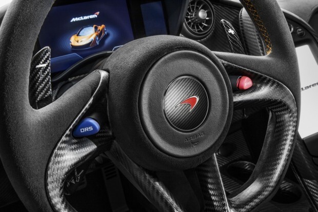 exotic mclaren p1 steering wheel drs ipas
