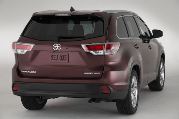 2014 Toyota Highlander Rear