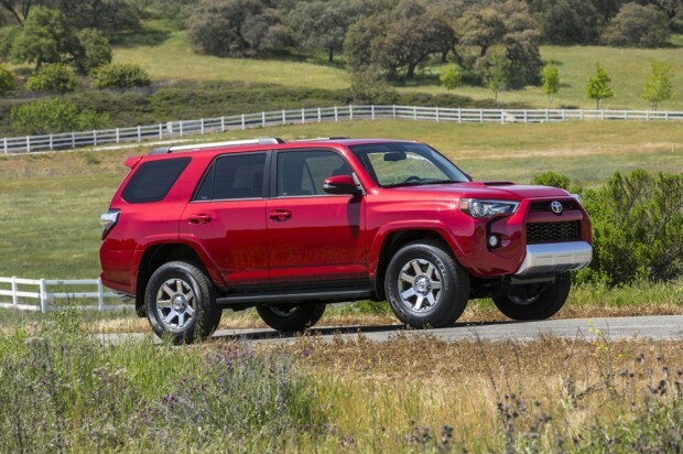 2014 toyota 4runner profile side red
