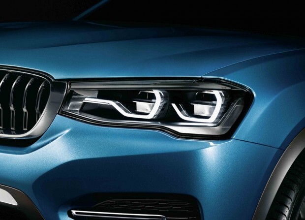 bmw x4 concept head light