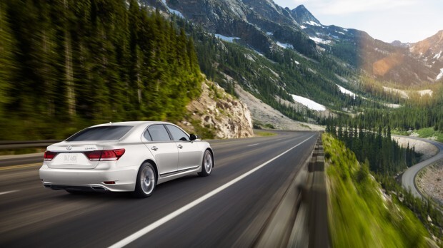 2013 lexus ls460 mountain road