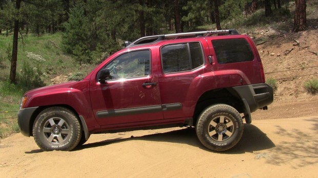 2013 nissan xterra pro-4x profile articulation