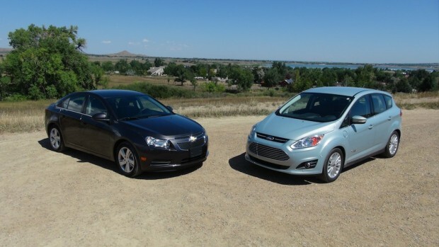 2014 Chevy Cruze Diesel vs Ford C-Max Energi MPG Mashup Challenge 