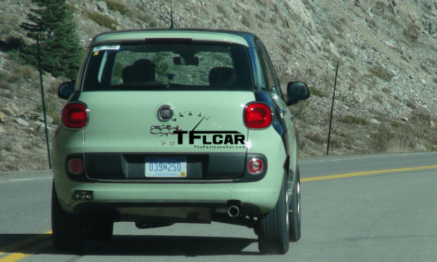 fiat 500l awd test prototype mule