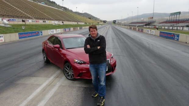 2014 Lexus IS350 F-Sport AWD Quarter Mile Drag with & without traction control