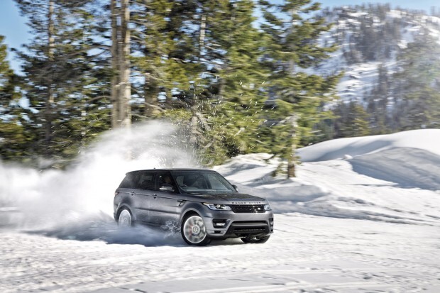 2014 range rover sport snow drift
