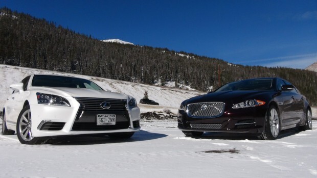 2014 Jaguar XJL vs Lexus LS460 Ike Gauntlet All-Wheel-Drive Matchup Review
