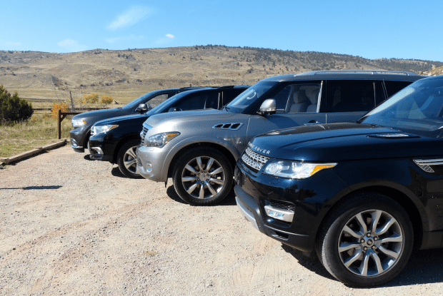 2014 QX80 vs Range Rover Sport vs Highlander vs Durango Mega Mashup Review