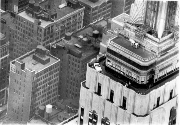 1964 2015 ford mustang empire state building