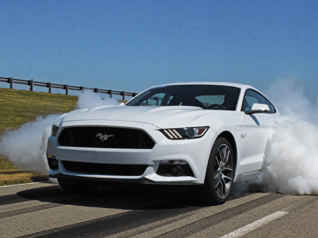 2015 ford mustang gt burn out tires
