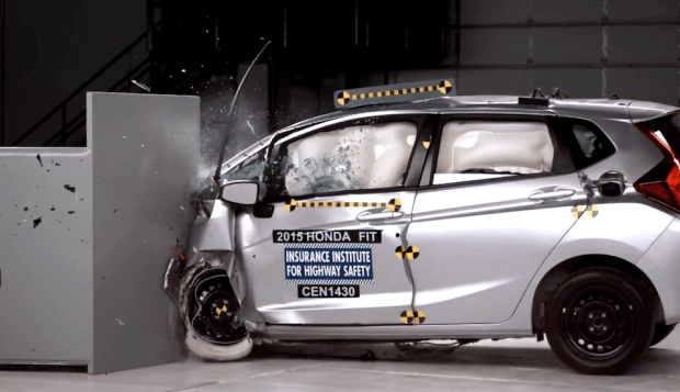 2015 honda fit safety crash accident iihs