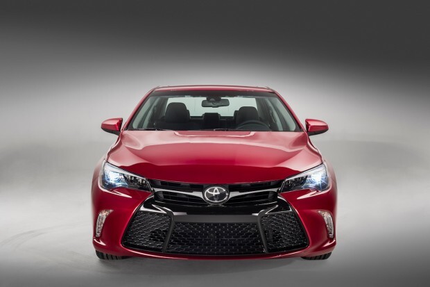2015, toyota, camry, xse, front, grille, face