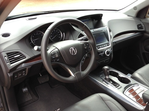 2015, acura, mdx, interior, dash, steering, ids