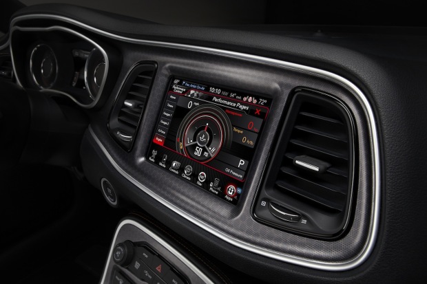 2015 Dodge Challenger Performance Pages engine screen