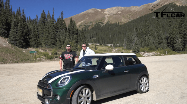 2015, mini, cooper, turbo, rocky, mountains, video