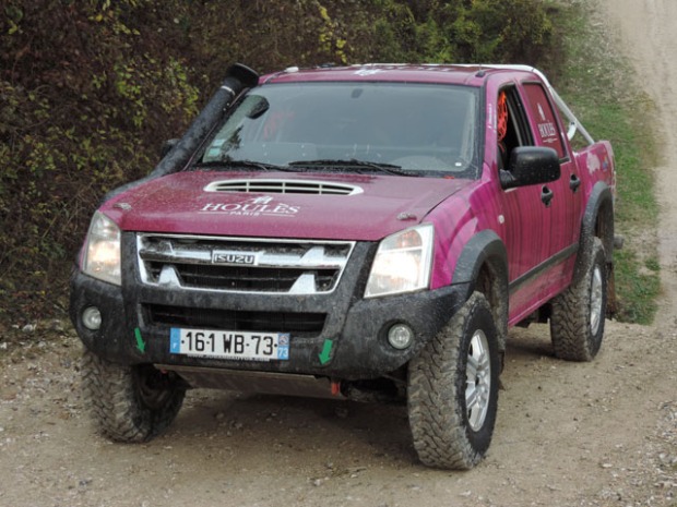 Houles-Ridet's 2010 Izusu D-Max is ready for the Dakar Rally.