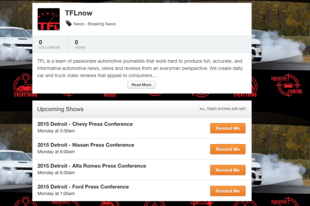 tflnow, live, broadcast, 2015, detroit, show