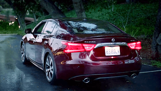 2016, nissan, maxima, rear, tail, super bowl