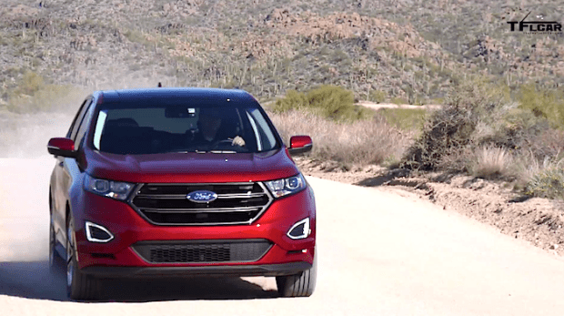 2015 ford edge sport awd ecoboost driving on dirt fast
