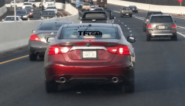 2016 Nissan Maxima spotted in the wild