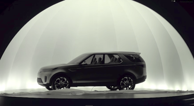 Land Rover Discovery concept revealed on the aircraft carrier at the 2014 New York Auto Show