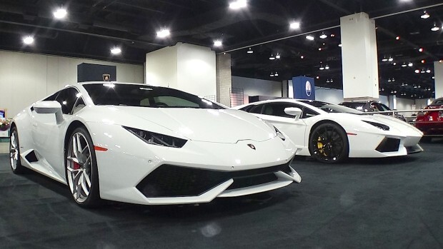 2015 lamborghini huracan aventador at denver auto show april