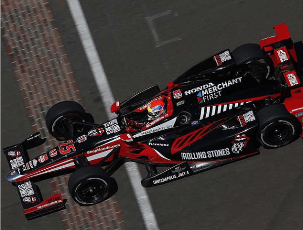 justin wilson honda race car indy 500 