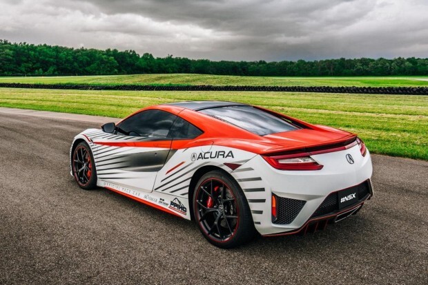 acura nsx pikes peak pace car