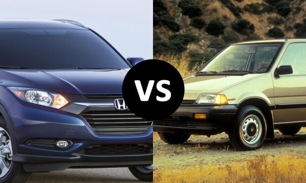 1987 Honda Civic Wagon vs. 2016 Honda HR-V