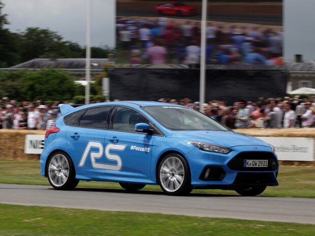 Ken Block drives the new Ford Focus RS at Goodwood Festival of Speed 2015