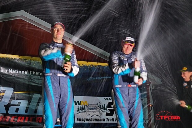 Rally America Susquehannock Trail Performance Rally 2015 podium
