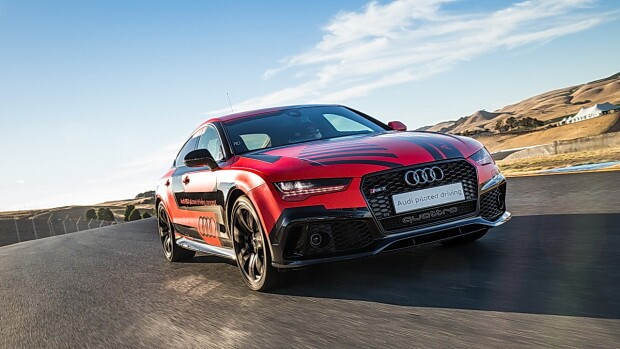 Robby Audi RS 7 piloted driving at Sonoma Raceway