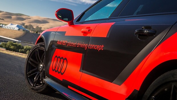 Robby Audi RS 7 piloted driving at Sonoma Raceway
