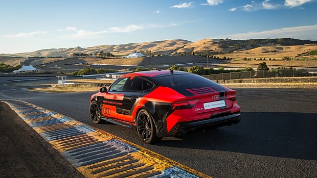 Robby Audi RS 7 piloted driving at Sonoma Raceway