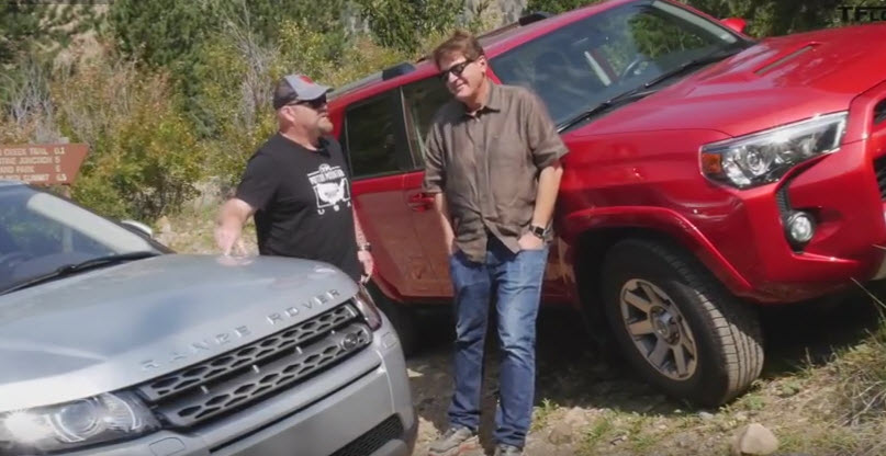 2015 Range Rover Evoque vs 2015 Toyota 4Runner TRD Pro
