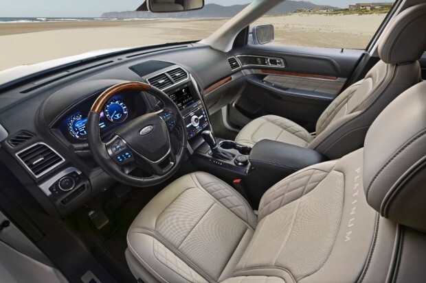 2016 ford explorer platinum interior leather