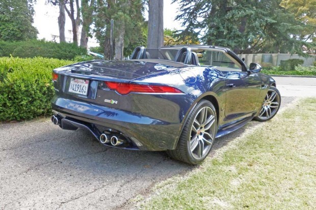 Jaguar F-Type R top down