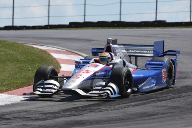 Justin Wilson at Honda Indy 200 at Mid-Ohio